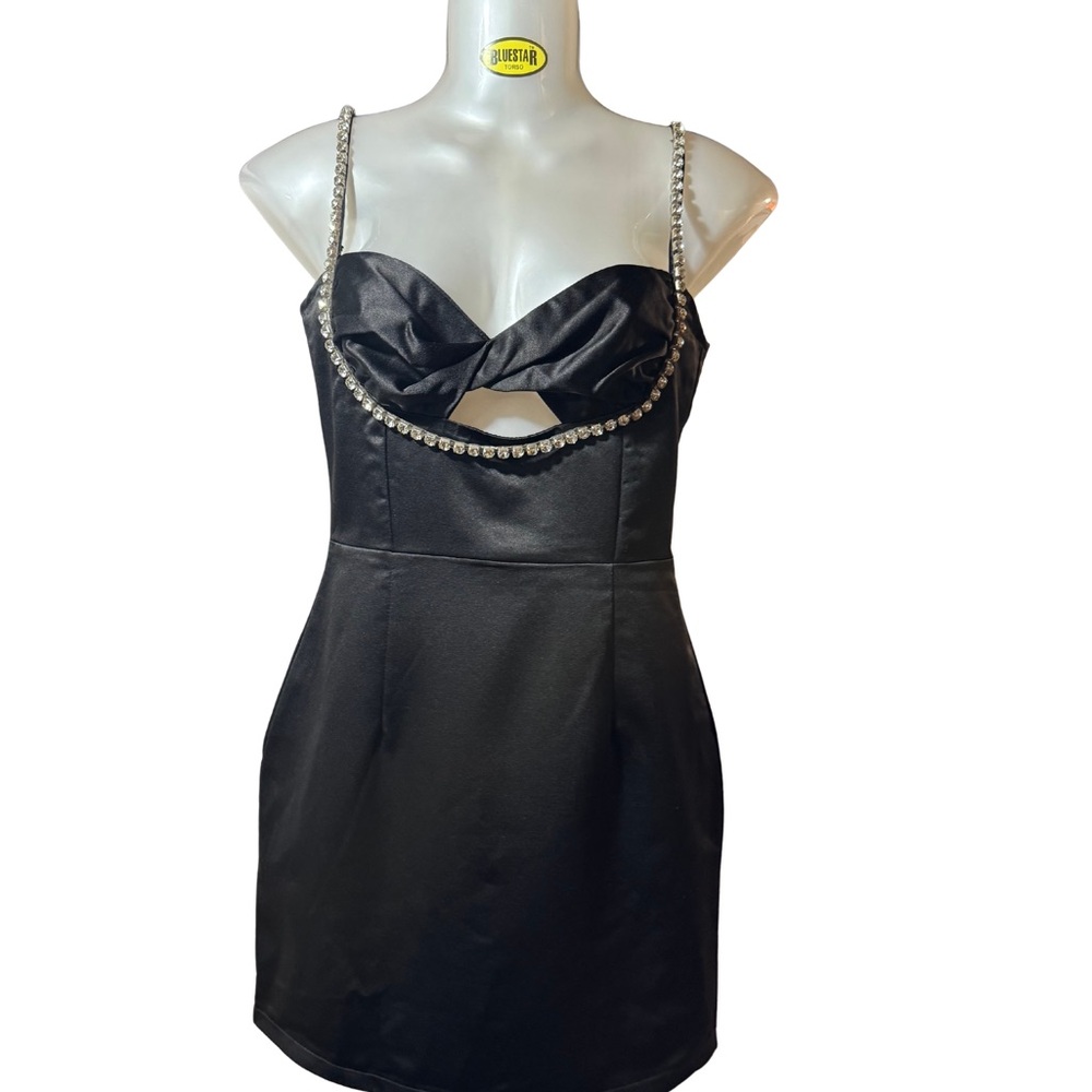 Runaway the Label Rhinestone Mini Party Dress